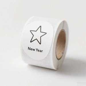 Logo <b>Sticker</b> Custom, Custom Printed Roll Plastic Waterproof Synthetic Paper Adhesive <b>Vinyl</b> PVC Round Circle Brand Logo <b>Sticker</b> - Product Image 6