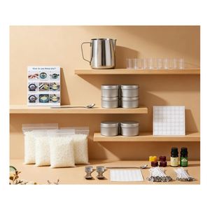 Envase de Lujo para Velas con Tapa Blanca, Mezcla de Soja para Aromaterapia, Recuerdo de Boda, Colección Deluxe para Boutique - Product Image 6