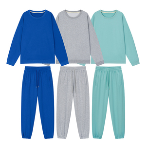 À la mode français éponge décontracté sweat famille vêtements maman et moi 100% coton pull sweat ensemble famille correspondant tenues - Product Image 6