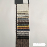 Tissu de canapé en velours texturé de luxe, fabricant sur mesure de matériaux de rembourrage mélangés pour la décoration intérieure et les meubles