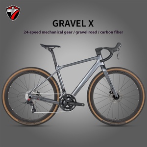 Nueva Bicicleta de Carretera Twitter GRAVEL-X de Fibra de Carbono, 24 Velocidades, Freno de Disco Hidráulico, Pedales Estándar, Horquilla de Fibra de Carbono y Aleación de Aluminio - Product Image 3