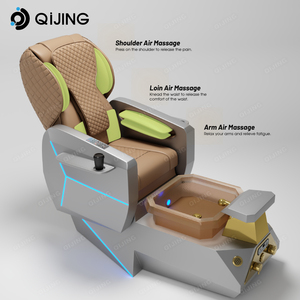 लक्जरी आधुनिक पैर स्पा नाखून मालिश चेयर इलेक्ट्रिक सिंक बेसिन पेडीक्योर चेयर सैलून के लिए मालिश के साथ - Product Image 4