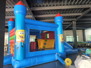 Thương mại PVC Mini <span class=keywords><strong>Inflatable</strong></span> Jump House trẻ em bouncy nhảy nhà trả lại cho thuê cho các sự kiện với Blower unisex đồ chơi - Product Image 3