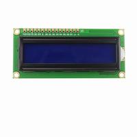 Modul LCD FYX Stock 1602A dengan Layar Biru Kuning Hijau 16x2 LCD-1602+I2C IIC 5V Backlight DIY Kit untuk Pembaca Layar