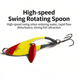 Nouvelle leurre-cuillère <span class=keywords><strong>Duo</strong></span> 18g 21g 26g 30g en métal, double <span class=keywords><strong>spinner</strong></span>-cuillère pour lancer longue distance, avec hameçon triple pour la pêche en eau salée - Product Image 4