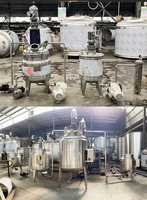 Cuve de dégazage pour beurre de cacahuète, 500L, en acier inoxydable, dégazage sous vide, vente en gros, direct usine, pour la transformation alimentaire commerciale