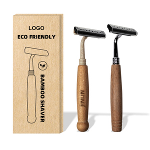 Meilleure qualité pas cher hommes barbe bambou en bois <span class=keywords><strong>main</strong></span> double lame manuel voyage Portable <span class=keywords><strong>rasoir</strong></span> jetable <span class=keywords><strong>rasoir</strong></span> - Product Image 1