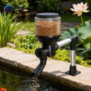 Jebao Alimentador Automático Solar Inteligente <span class=keywords><strong>de</strong></span> Gran Capacidad para Jardín, Venta Al por Mayor, Estanque <span class=keywords><strong>de</strong></span> Peces, Ajuste Temporizado Cuantitativo para Exteriores - Product Image 2