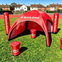 Dôme gonflable extérieur 10x10, tente araignée, gazebo personnalisé pour stand de marque, club sportif