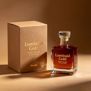 Boîte d'emballage personnalisée certifiée FSC, étui pliable pour <span class=keywords><strong>Calvados</strong></span>, pour une marque d'alcool éco-responsable et le stockage de bouteilles de brandy - Product Image 5