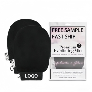 <span class=keywords><strong>Gant</strong></span> exfoliant premium personnalisé avec logo pour gommage corporel, gants de bain, exfoliant corporel pour l'élimination du bronzage artificiel et la kératose pilaire - Product Image 1