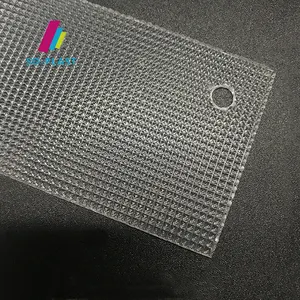 Polystyrol Kunststoff muster geprägt ps Blatt klare Polystyrol linsen förmige Glasscheibe