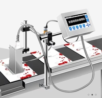 Continue automatische transportbandprinter geïntegreerde batchcodeermachine voor kleine flessen, kaarten en zakken