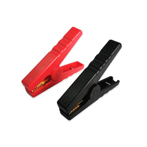 Noir et rouge isolé câbles de cavalier Boost Clips camion voiture batterie de stockage pinces de Test électroniques sonde de plomb pinces crocodiles - Product Image 2