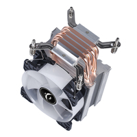 Refroidisseur de processeur haute performance QiuzAim 2/4/6 Heat Pipe 90 mm, 2011 broches, refroidissement silencieux par air, dissipateur thermique pour carte mère de bureau X99 X79