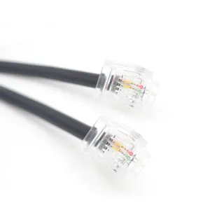 Câbles de cordon téléphonique 6FT 9FT 6P2C RJ11 mâle à mâle - Product Image 1