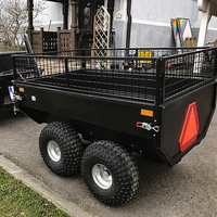 Remolque de Madera para ATV, Mini Camper Todoterreno y Remolque Utilitario para Camping y Aperos Agrícolas al por Mayor