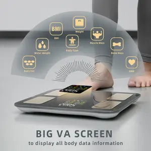 Gewicht Home Digitale Lichaamsvet Bmi Analyzer Huishoudelijke Persoon Smart Schaal Met Lichaamsvet Gewicht Analyze