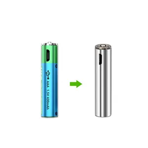 खिलौने के लिए मल्टी-फंक्शन नंबर 5 / नंबर 7 पॉलिमर लिथियम आयन बैटरी 1.5V 1800mAh यूएसबी डायरेक्ट प्लग साइकिल रिचार्जेबल बैटरी