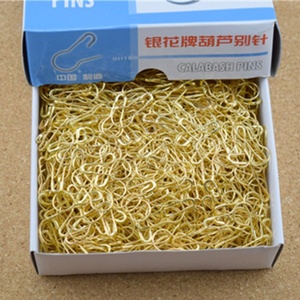Nouvelle vente de produits : Épingle de sûreté suspendue en forme de poire, noir doré, noir canon de fusil, pour étiquettes de vêtements - Product Image 5
