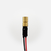 Nouveau module laser point rouge 650 nm 5V <5mW avec lentille PMMA, mise au point réglable pour boîtier en laiton, distance d'utilisation 10-50 cm