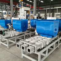 Machine automatique de recyclage de bois usagé pour la fabrication de blocs de palettes avec moteur, commande CNC, certifiée CE, fournisseur d'usine