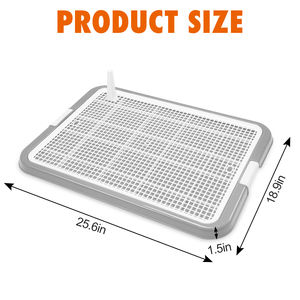 Veelkleurig Hondenpotje Urine Trainingsapparaat Groot Hondentoilet Trainingsbakje Met Urinepadenrek Kleine Middelgrote Honden Binnenshuis - Product Image 6