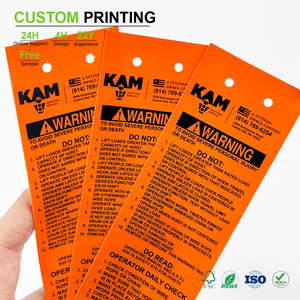 Étiquettes de sécurité en PVC durables pour la maintenance des machines et le marquage des équipements – Choix expert pour la sécurité industrielle - Product Image 1