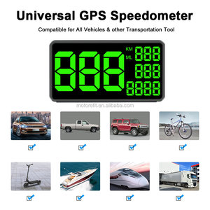 <span class=keywords><strong>Display</strong></span> HUD con Velocità in KM/h e MPH, Ampio Schermo con Avviso di Eccesso di Velocità, Tachimetro Digitale GPS <span class=keywords><strong>per</strong></span> Moto e <span class=keywords><strong>Auto</strong></span> - Product Image 4