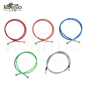 Cables de Freno KOLMIO-LAM para Motocicleta de Carreras y Todoterreno, Manguera de Aceite Hidráulica Reforzada de Acero Trenzado, Tubo M10 Banjo de 1000 mm - Product Image 1