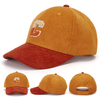Muestra Gratis, Nueva Gorra de Béisbol Infantil de Pana de 6 Paneles con Logotipo Bordado, para Primavera/Verano, Deportes, Pesca y Actividades al Aire Libre