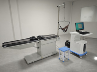 Table de traction électrique portable YGT04 pour physiothérapie cervicale et lombaire, décompression chiropratique, flexion et traitement de distraction