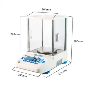 Ingrandisci immagine condividi explosion-proo 100g/200g/300g/510g 0.001g 1mg pesatura bilancia elettronica per laboratorio