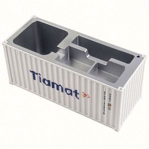 Organizador de Escritorio Personalizado de ABS, Portalápices con Diseño de Contenedor de Envío - Product Image 2