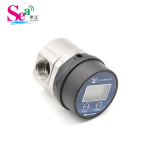 Precio de fábrica BT01ZATS Medidor de flujo de engranajes diésel G3/4'' Puerto hembra 304SUS con sensor de turbina de combustible digital OEM LCD RS485 - Product Image 3