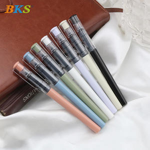 Diskon besar pena Gel plastik 0.5mm instrumen menulis bisnis multiwarna dengan Logo kustom untuk sekolah dan kantor - Product Image 2