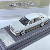 Modèle de voiture miniature en métal à l'échelle 1:64, style Cresta JDM, pour collection et cadeau