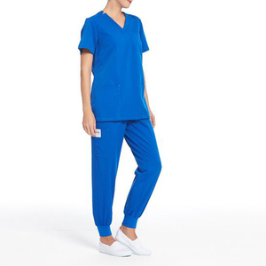 Uniformes de Enfermera Transpirables y Elásticos de Último Diseño, Nueva Llegada, Venta al por Mayor de Fábrica, Uniforme de Enfermería para Mujer con Ajuste Perfecto - Product Image 1