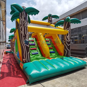 Castillo Inflable Comercial con Obstáculos de Jungla, Parque de Diversiones para Niños, Equipo de Parque de Atracciones - Product Image 4