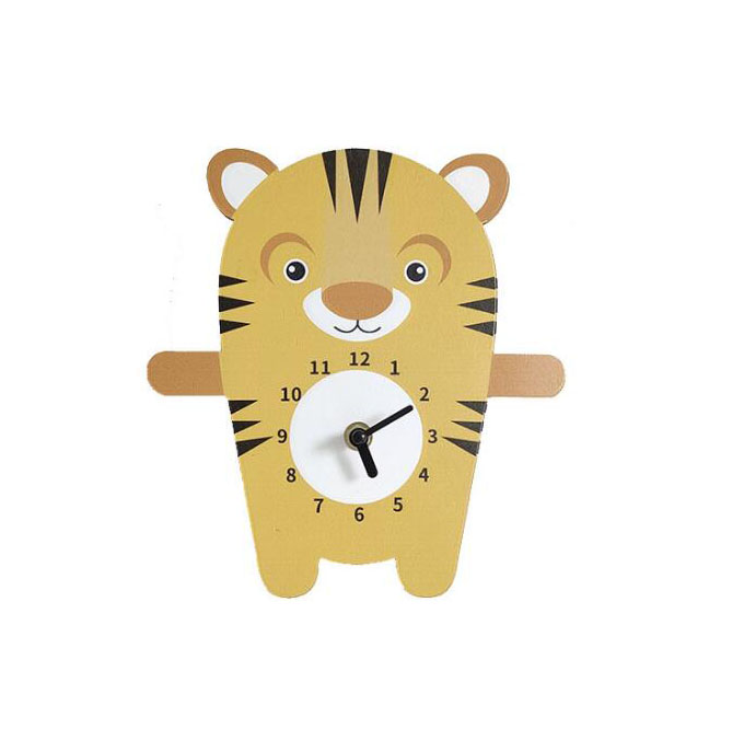 Mnsruu Orologio Da Parete Silenzioso 24 Cm Con Panda E Orso - Design In Acrilico Per Soggiorno E Camera Da Letto