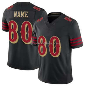 Las mejores rivalidades de calidad #85 George Kittle #23 Christian McCaffrey #13 Brock Purdy #97 Nick Bosa cosido camiseta de fútbol americano - Product Image 6