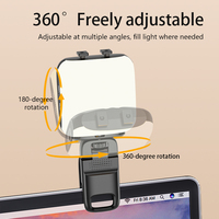 Lumière LED portable RGB Tokdance pour photographie, mini-lampe rechargeable pour maquillage en direct