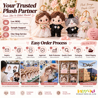 Porte-clés en peluche animaux de mariage : Lapin, Chat, Mariés – Cadeaux personnalisés pour mariages à destination et boutiques