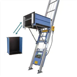 Lift tangga Alum multifungsi pengangkat keranjang perancah elektrik pengangkat kerekan untuk penanganan Material - Product Image 5