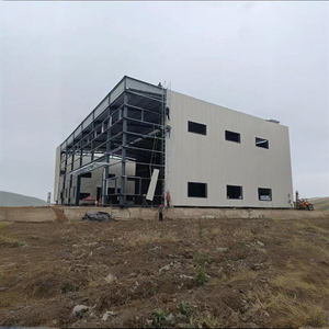 Loại Mới Đúc Sẵn Kết Cấu Thép Kim Loại Xây Dựng Hội Thảo & Nhà Máy Kho Nhà Để Xe Hội Thảo - Product Image 1