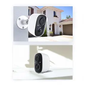 2024 PIR Detection LED Indication Wifi Smart Detection Wireless Security Camera Battery Powered Cctv Camera For Home