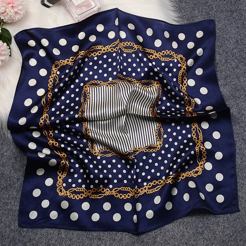 12mm Custom Silk Scarf Hand Hem Roll China manufacturing women twill silk scarf 53x53cm