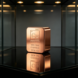 Barra de Cobre Puro 99.9, Lingote Cuadrado de Metal No Aleado de 10 Oz para Inversión y Colección - Product Image 5