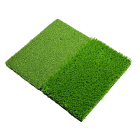 Tapis d'entraînement de golf 2-en-1 Shuran pour frappes longues et courtes, en PP EVA, base antidérapante haute élasticité, pour swing et chipping