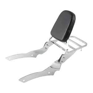 Ex factory price quality NEW Sissy Bar & Backrest + Luggage Rack For Yamaha V Star 650 Dragstar 400 1998-up